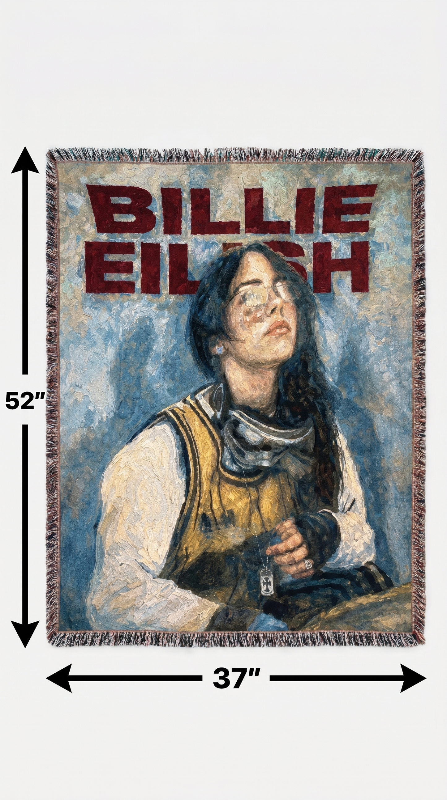 Billie Eilish Premium Woven Blankets