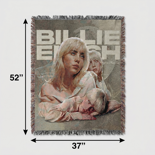 Billie Eilish Premium Woven Blankets